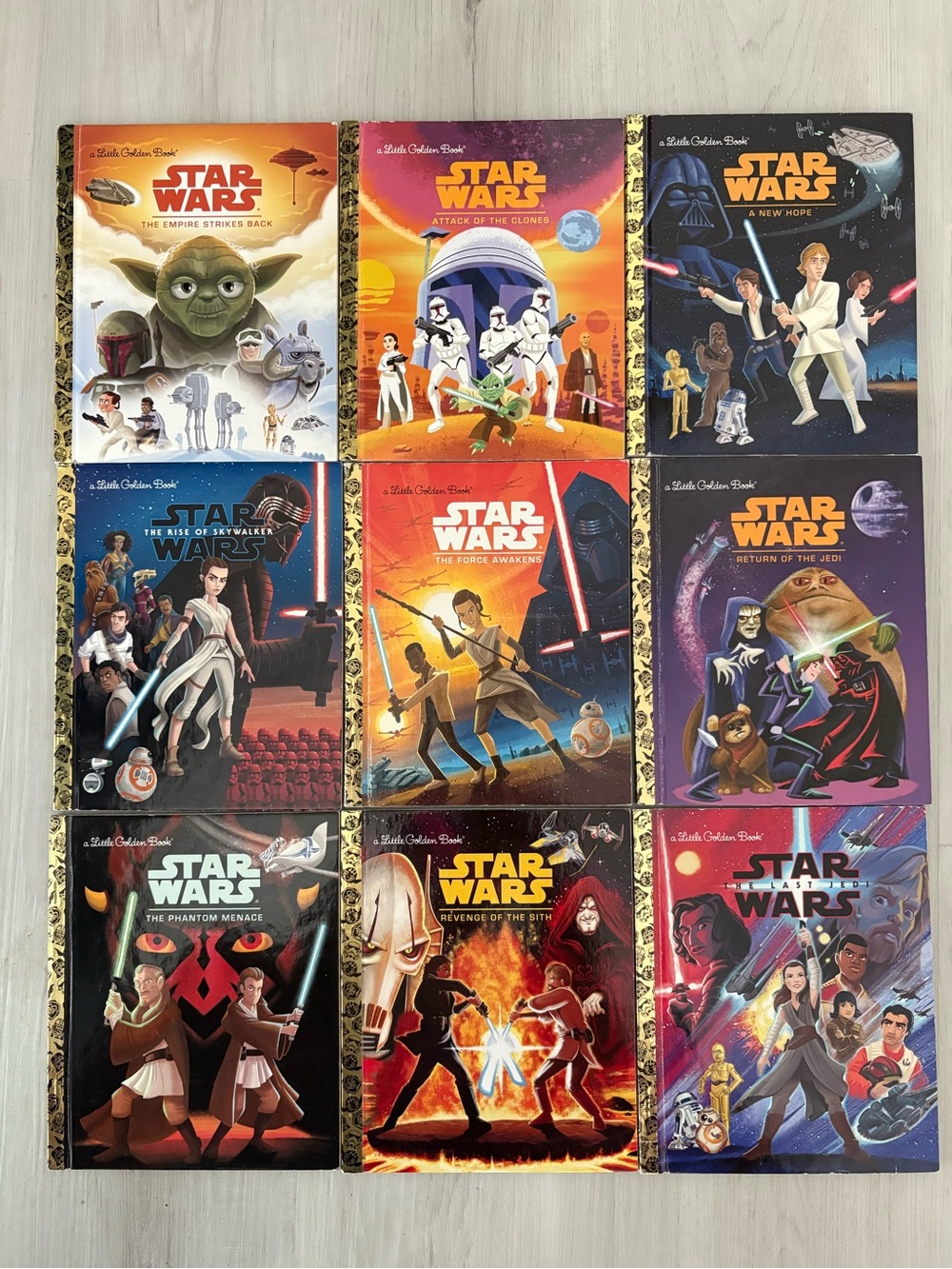 Disney Star Wars Little Golden Books Collection - Multicolor Covers